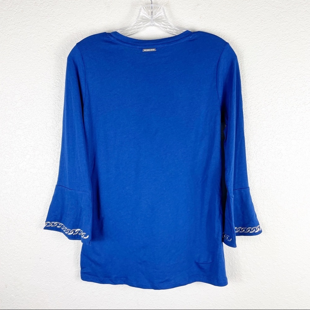 NWT Michael Kors Embellished 3/4 Sleeve Shirt - Picture 8 of 8